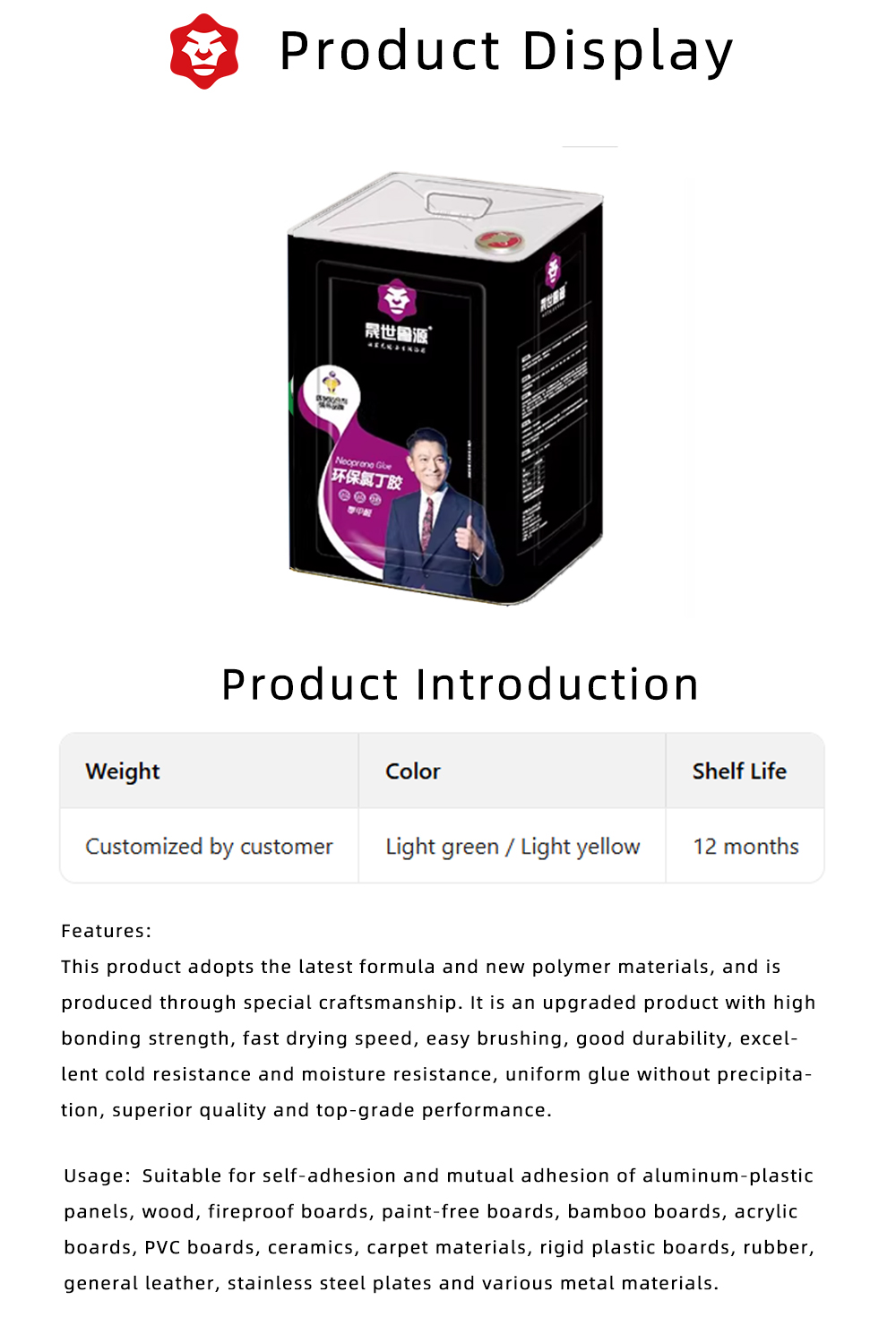 Eco-Friendly Universal Multi-Surface Adhesive X