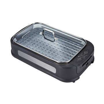 Smokeless Grill Non-Stick Coated Aluminum Plate 2 in 1 with Handles