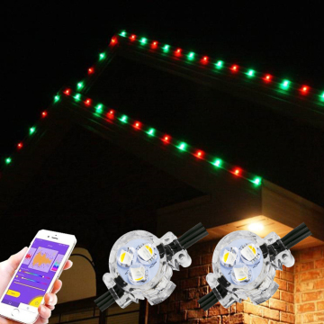 Adreslenebilir Piksel LED String 30mm 40mm 50mm DIA WS2811 RGBW Su Geçirmez Işık Modülü