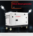 5 kW-15 kW Allrad mobiler stille Dieselgenerator beigefügt