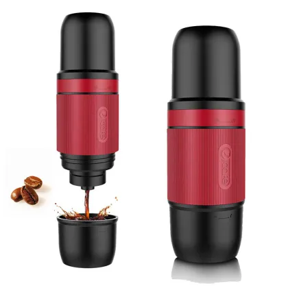 Portable 12V Car Espresso Maker - Handheld Coffee Machine for Travel