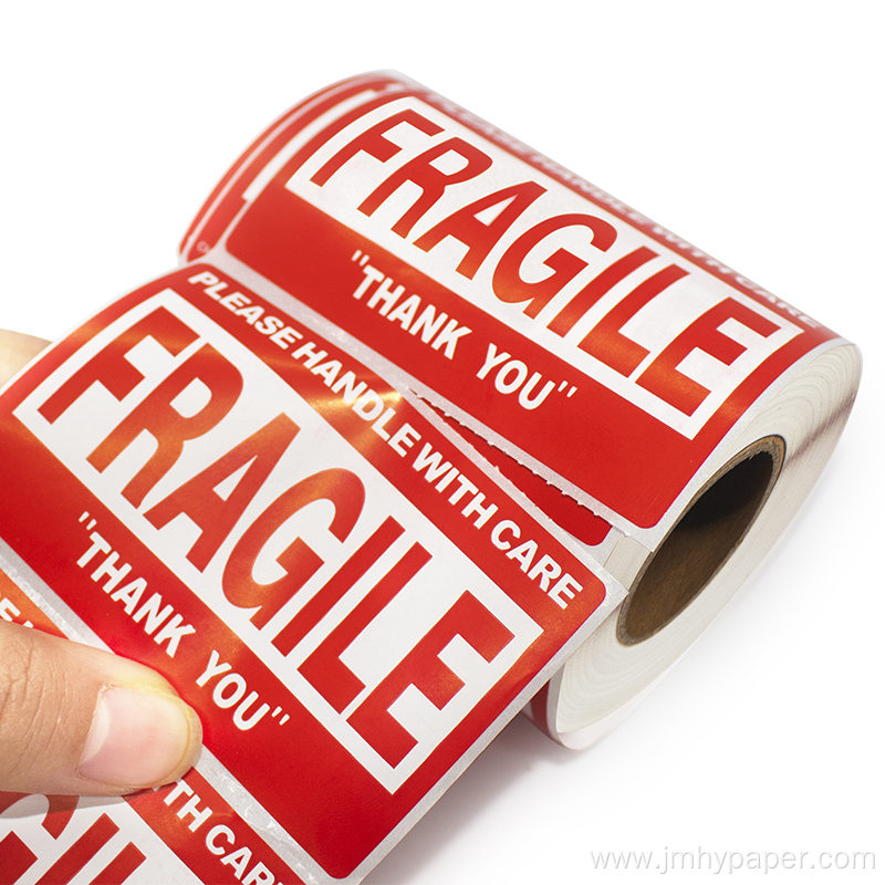 Adhesive Stickers Care Warning Fragile Stickers Labels