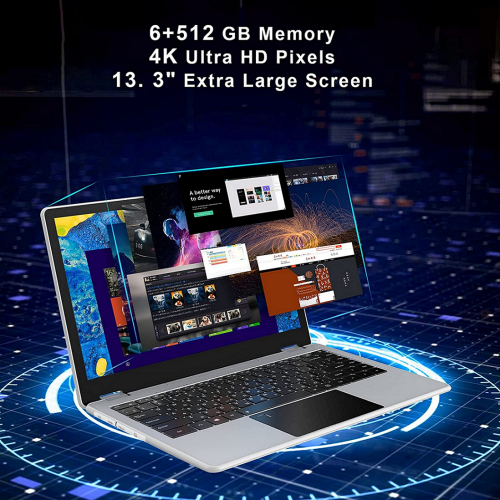 Laptop yoga 2-in-1 13.3inch Intel J4205 FHD Touchscreen