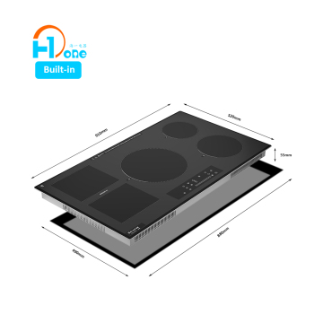 36 Inches Smart Induction Cooktop with 5 Burners