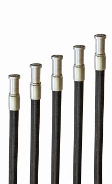 SAE SN DIN good quality rubber hydraulic hose and fittings