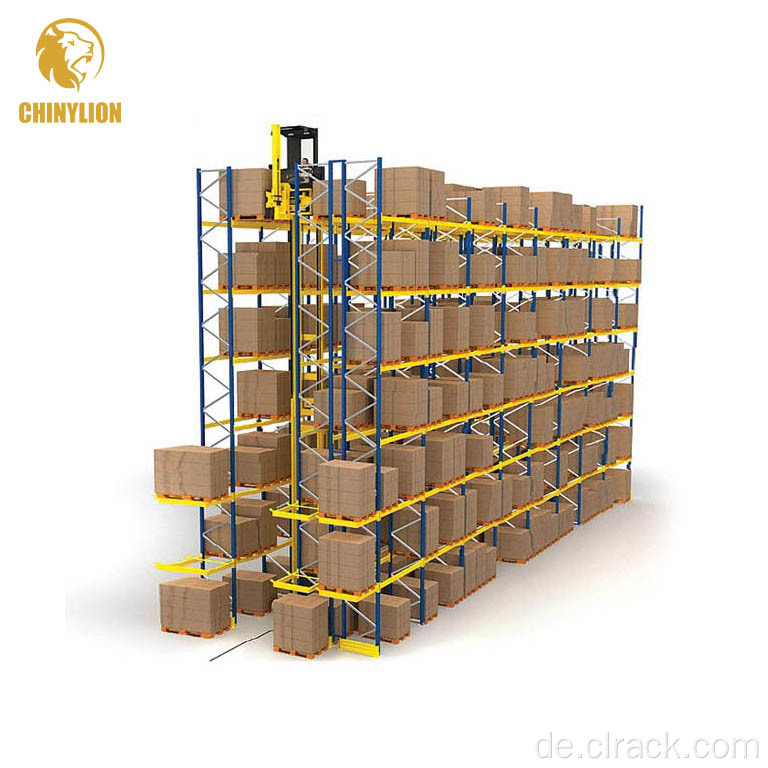 Warehouse Industrial Storage Metal Sehr schmaler Gangregal