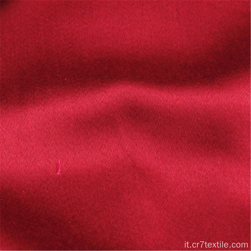 Tessuto filato tinto satinato 100% rayon rosso vino