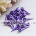 Hanging Hole Rivet Acrylic Solid Beads For Decoration