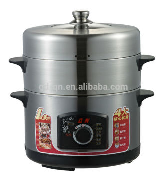 Electric Steam Cooker / Food Steamer( Stainless Steel )3L/4L--New arrival