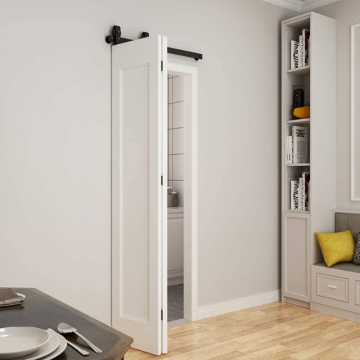 BI-Folding Double Door sliding Barn Door Set