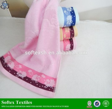 wholesale cheap 100% cotton jacquard face towel bulk face towels