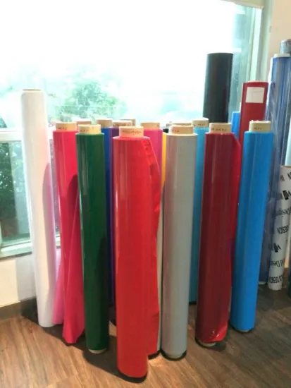 PVC plastic films for decoration 0.08-1mm