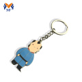 Zinc alloy custom human shape keychain picture