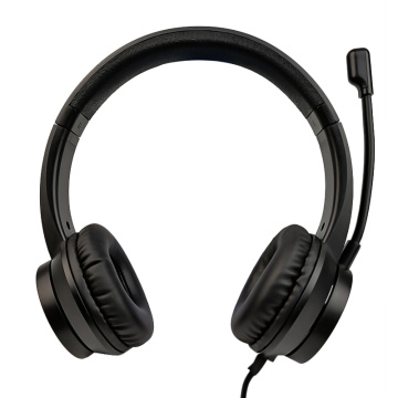 USB Computer Headset with Adjustable Microphone