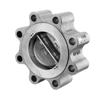 8 Inch Wafer Lug Stainless Steel CF8M Duo Plate Disc Type Check Valve: High-Quality Valve for Industrial Applications