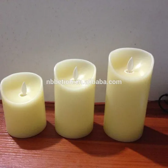 moving wick led candles set of 3 led swing led candes home decoration led moving wick led candles