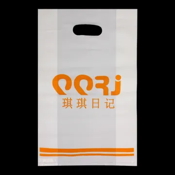 Customized Plastic Carry Die Cut Bag Design on Free