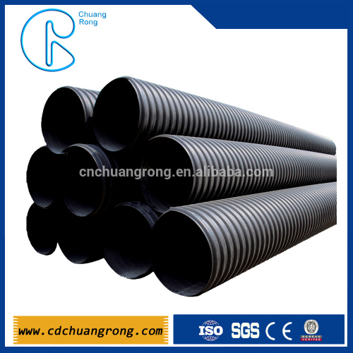 spirally corrugated Metal reinforced polyethylene pipe