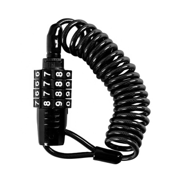 Bicycle and Motorcycle Anti-Theft Lock: Steel Wire Chain Lock with Password Protection
