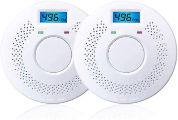 wholesale australia Led display conventional plastic cover fire smoke detector tester and co combined carbon monoxide alarm