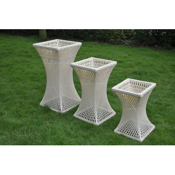 Garden Rattan Flower Pot და Planters