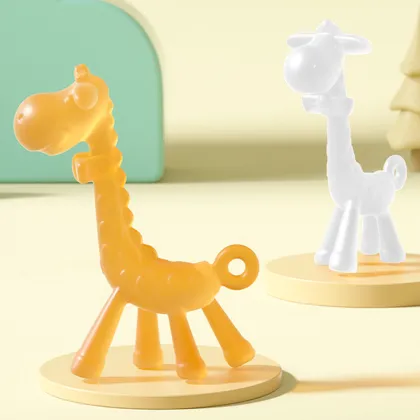Modern Non Toxic Cartoon Silicone Baby Teethers