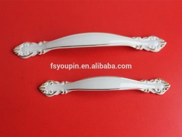 Ivory Gold Zinc Alloy Furniture Cabinet Pull Handle for Drawer/Dresser/Closet