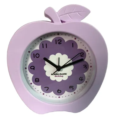 Kids' Apple Shape Plastic Alarm Clock