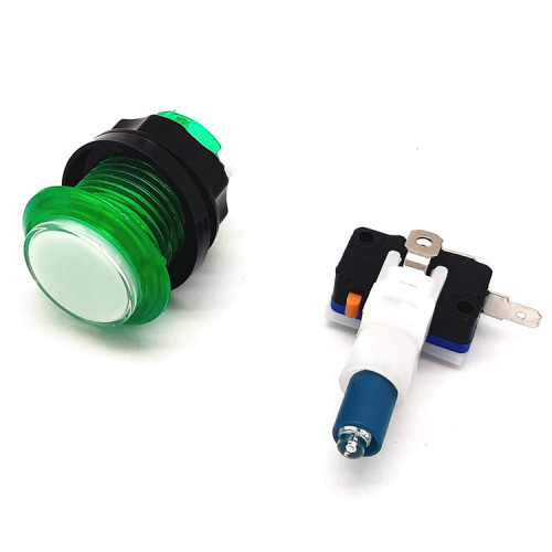 33mm Small Round Button With LED Light