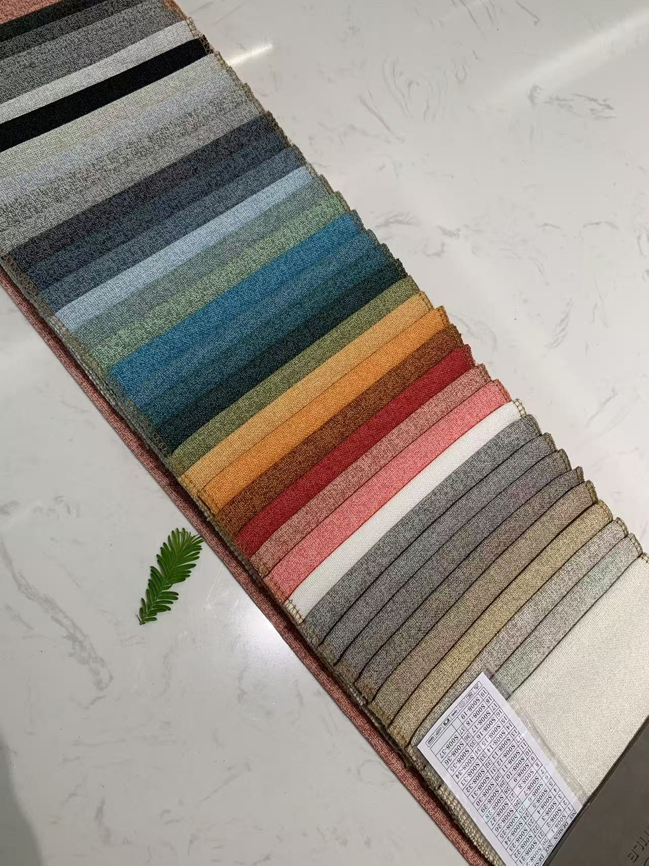 Linen Look Upholstery Fabric