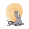 Roda de lançador de nylon espessado de serviço pesado 8 polegadas 300kg