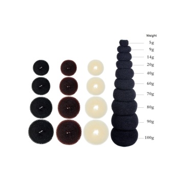 Hair Bun Maker Doughnut Magic Foam Sponge - Easy Big Ring Hair Styling Tool