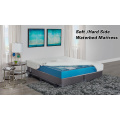 Materasso blu a doppio letto d'acqua king size