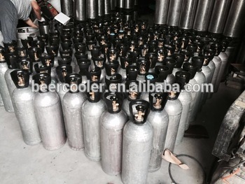 used 12L co2 aluminum cylinder