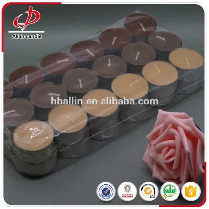 Small tea lite unscented tea lights