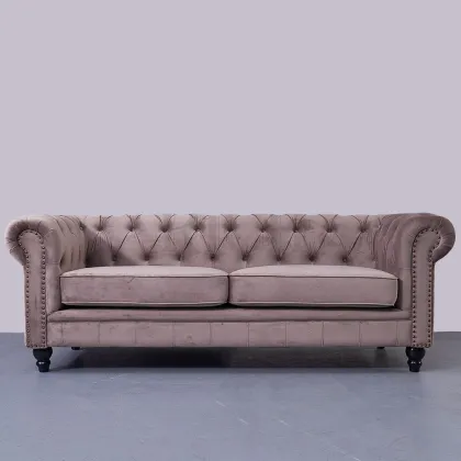 Commercial Home Furniture Sectional Sofa Velvet Sofa Set