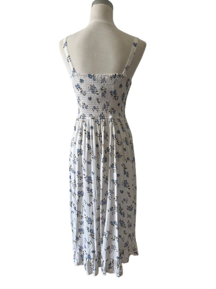 Girls Fashion Viscose Print Midi Dress