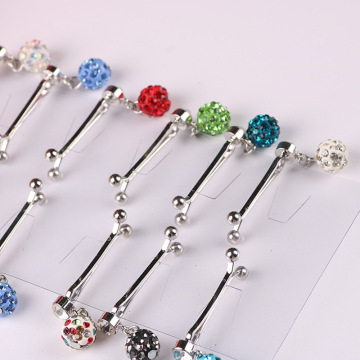 Rhinestone Fashion Jewelry: Dangling Hijab Pins and Scarf Clips