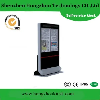 Newest Read News Self LCD Display Kiosk