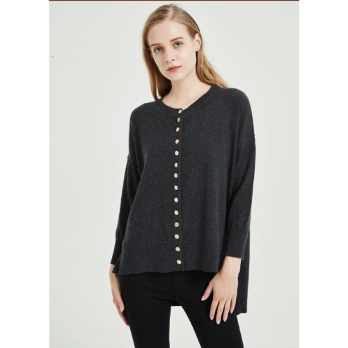 women seamless wholegarment cashmere cardigan
