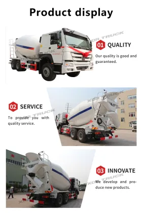 Howo heavy Concrete mixer truck diesel engine