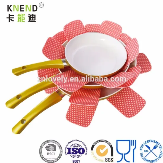 Nonwoven pan pot separator mat set