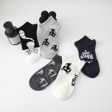 Шкарпэткі для мультфільмаў з высокай эластычнасцю для жанчын