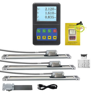 Nueva lectura digital LCD de 1 eje con escala magnética para fresadoras y máquinas de torno