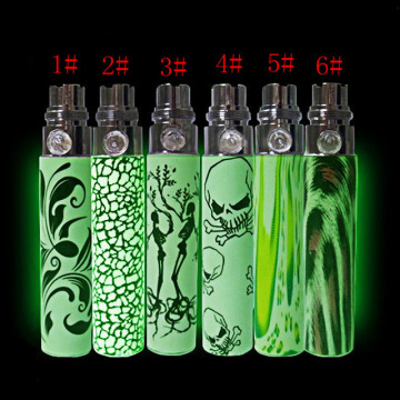 2014 Popular Ecig Battery EGO Battery Glow in Dark Battery