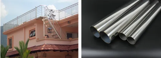 304 316 stainless steel pipe balcony handrail stainless steel pipe PI-01