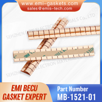 No-Snag Becu Gasket Sticky-on EMI Gasket Becu Fingerstock Over 200 Items Standard off -The Shelf Strips