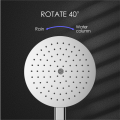 Round Multifunction Shower Head