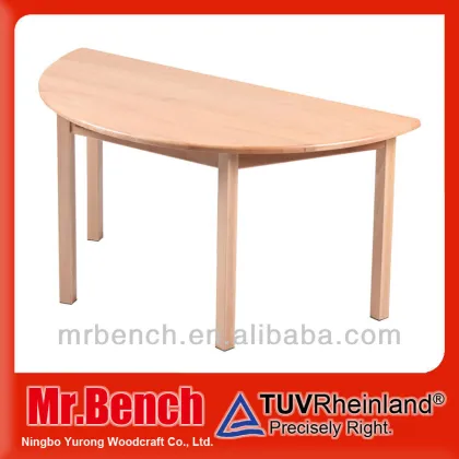 Solid wood kindergarten kids study table for Preschool education Furniture