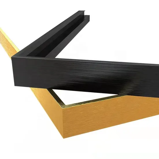 Custom Color Round Decorative Lightweight Aluminum Wall Mirror with Aluminum Profiles